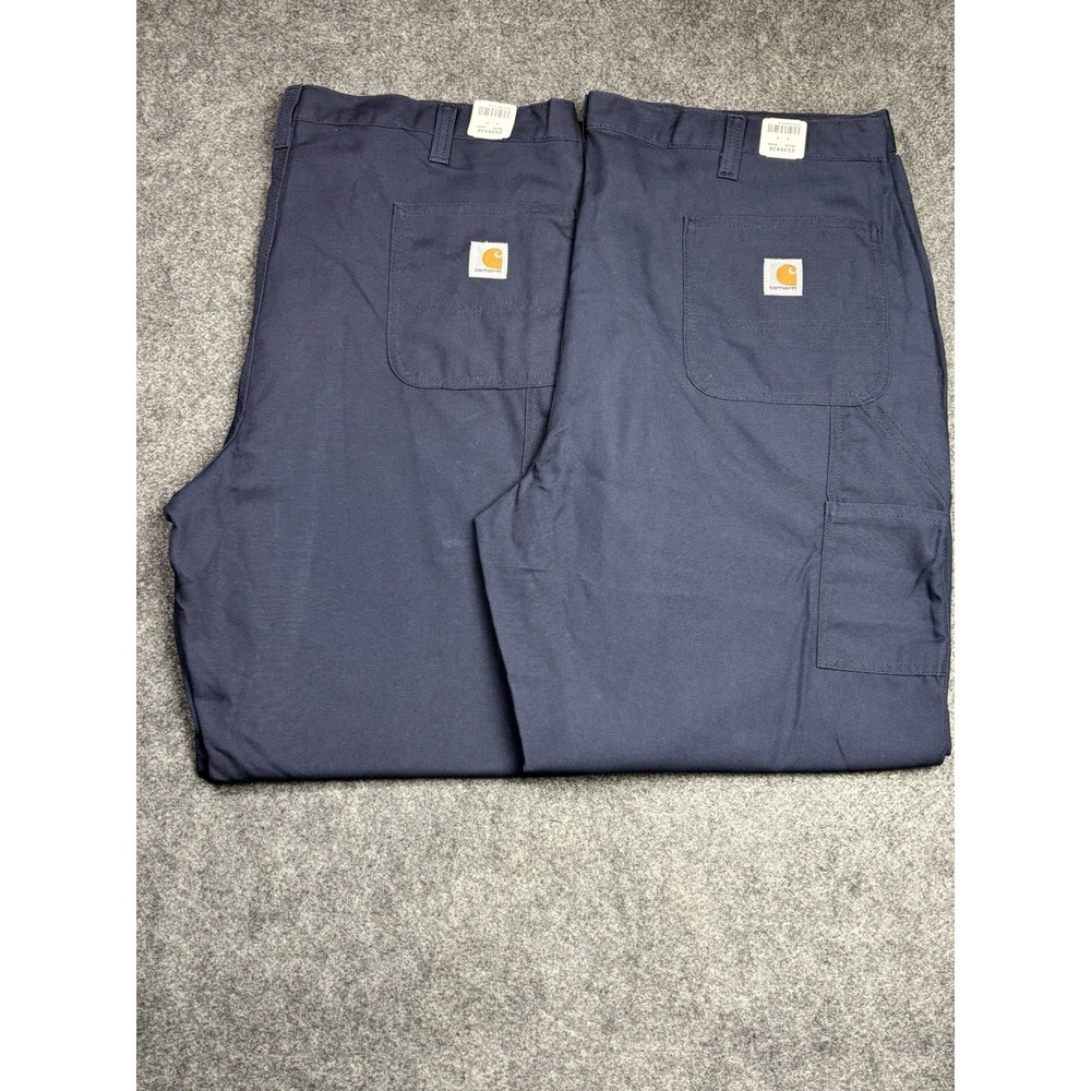 Carhartt Dungaree Fit Work Pants 42x32 Navy NWT Lot of 2 Utility Pants  A10